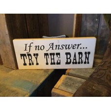 If No Answer Try The Barn Sign Decor   173472007709